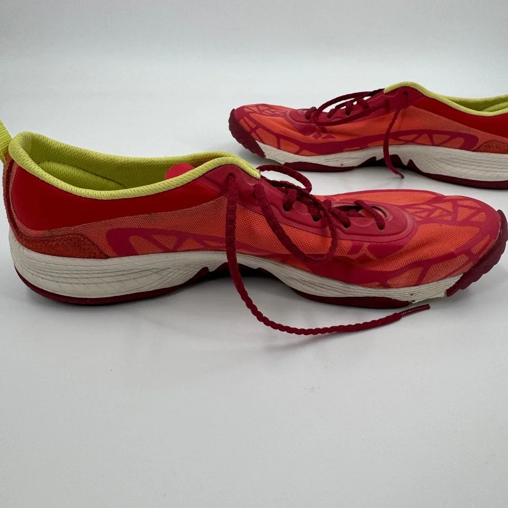 Merrell Geranium Trail Running Shoes Womens Size 10.5 Red Yellow Sneakers J21654